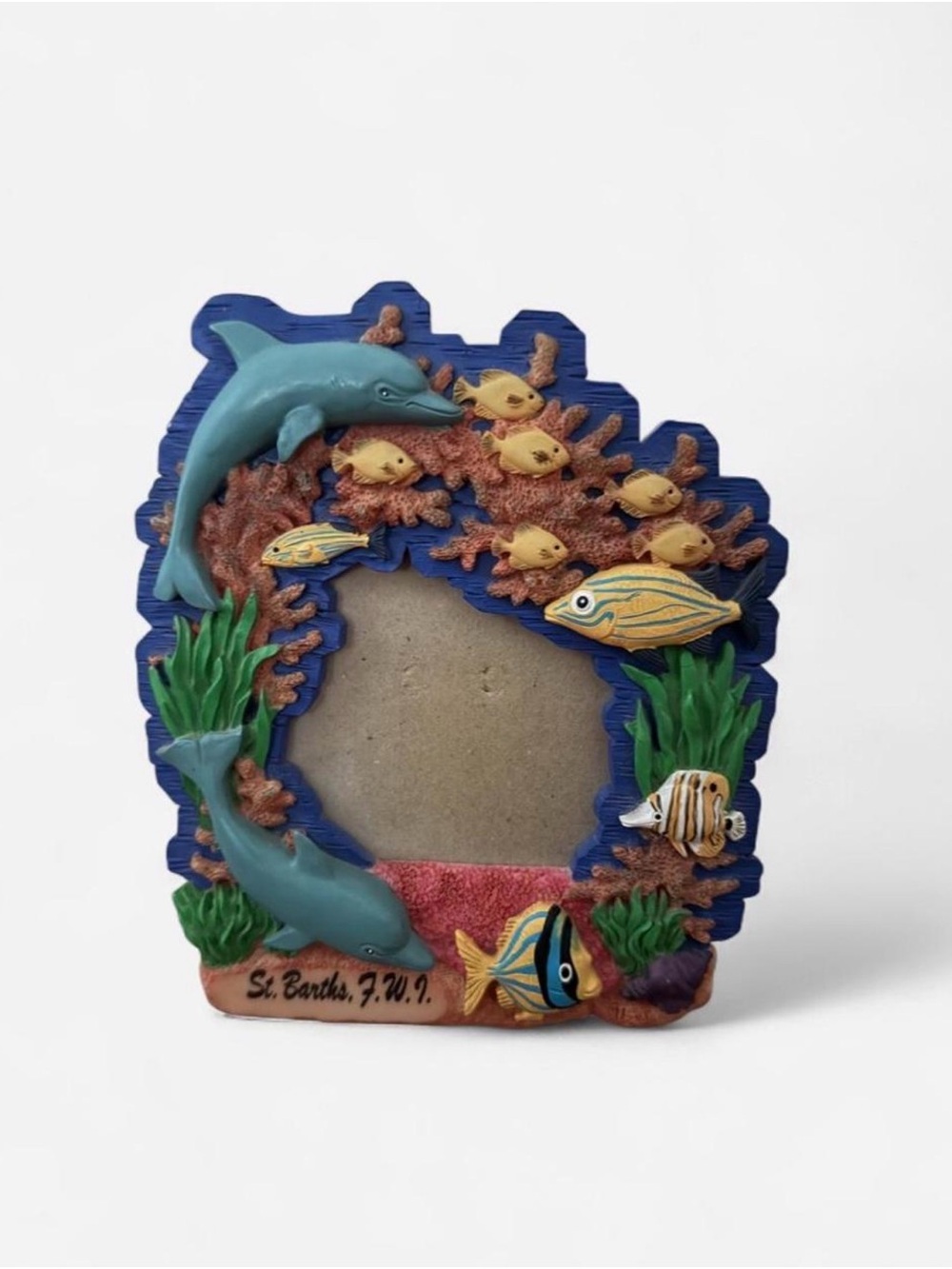 Underwater Reef Fish Colorful Photo Frame